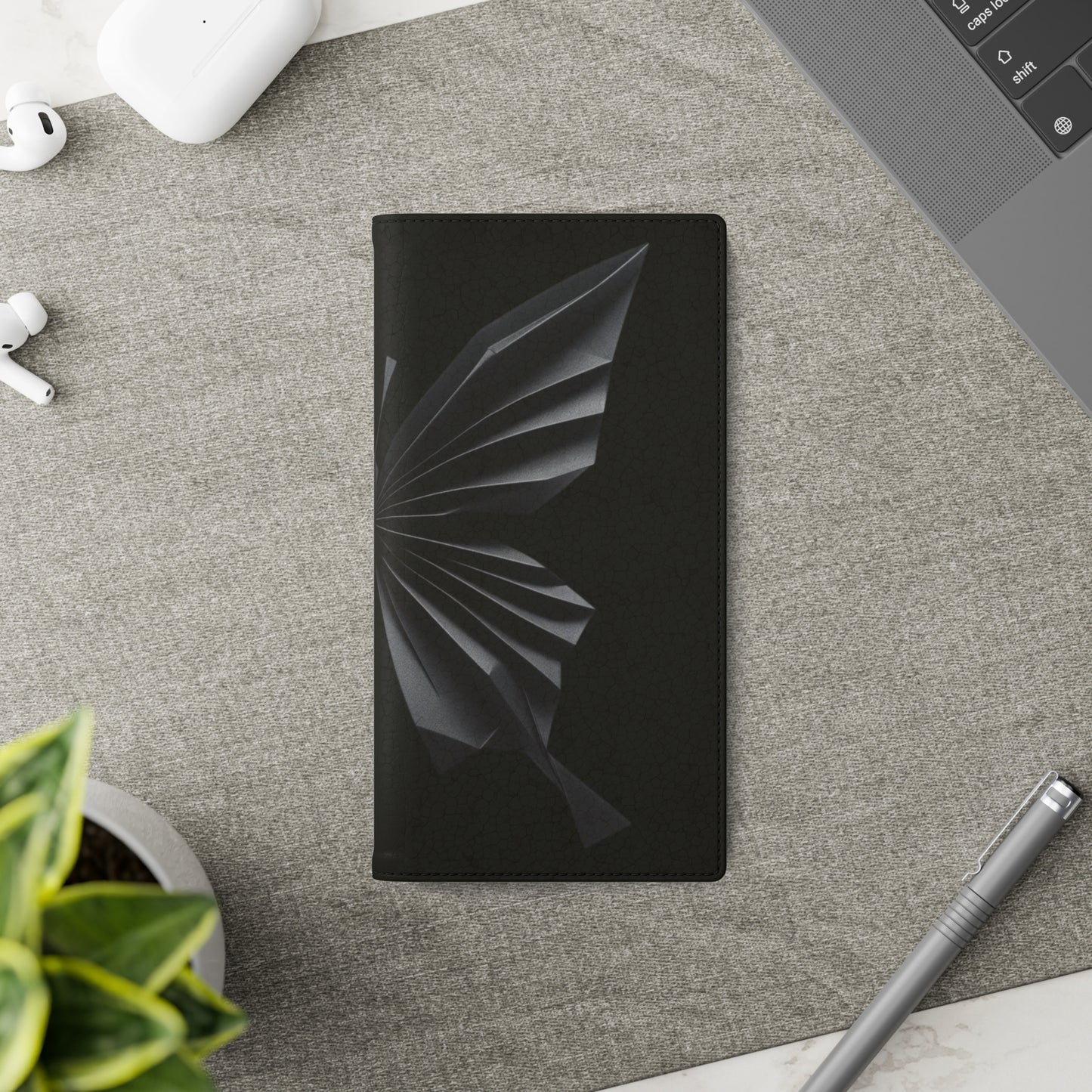 Origami Black Butterfly Flip Cases iPhone/Samsung