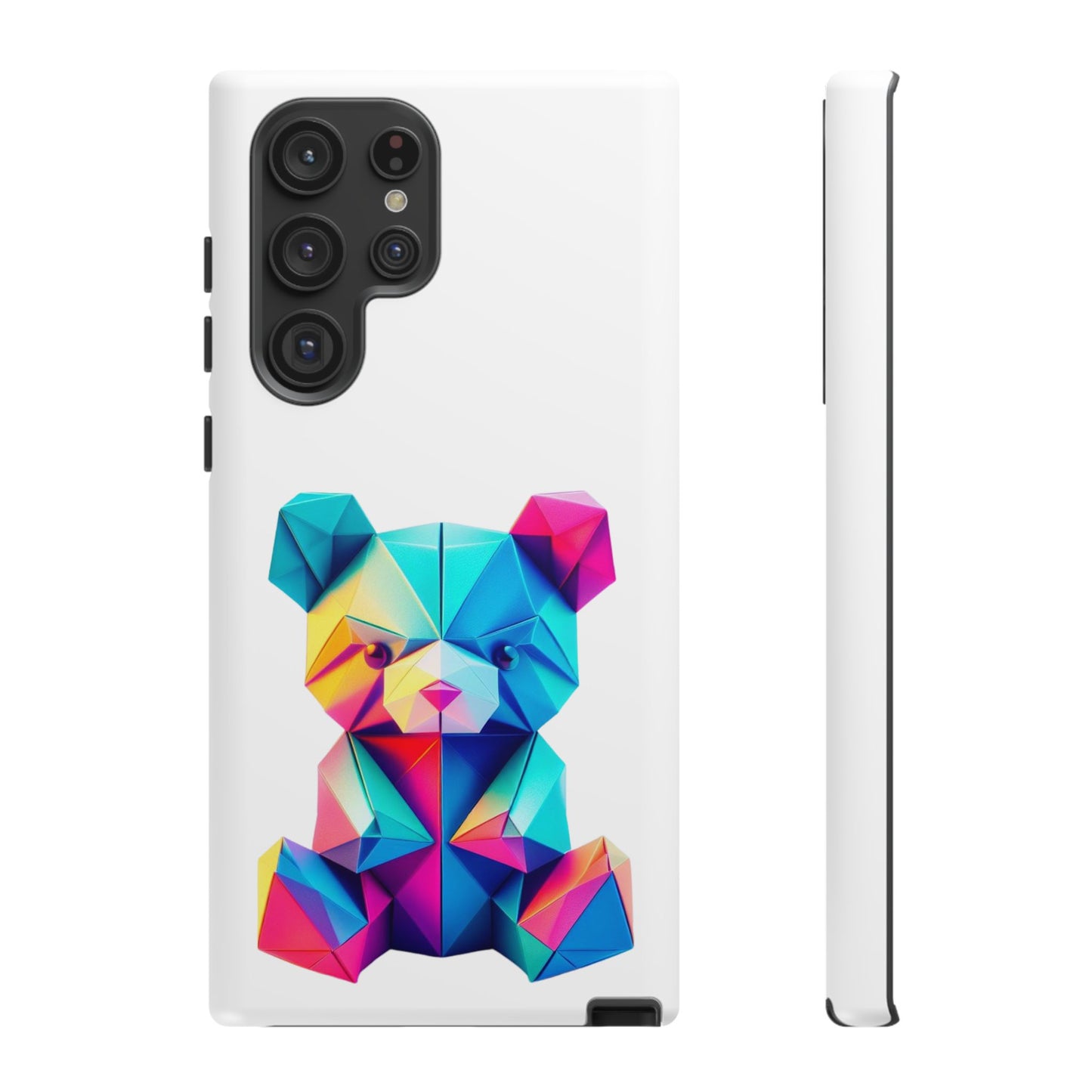 Origami Neon Teddy Tough Cases iPhone/Google/Samsung