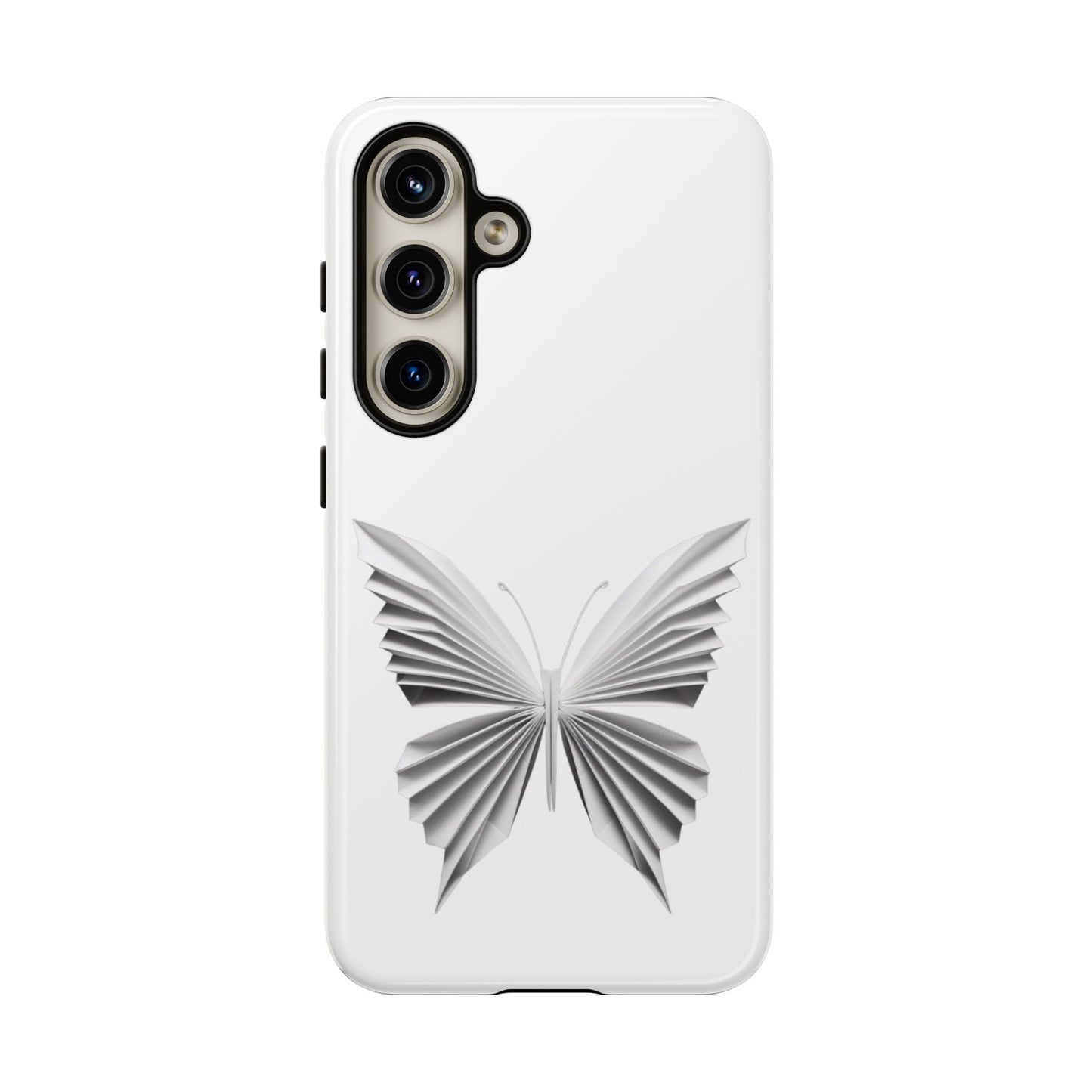 Origami White Butterfly Tough Cases iPhone/Google/Samsung