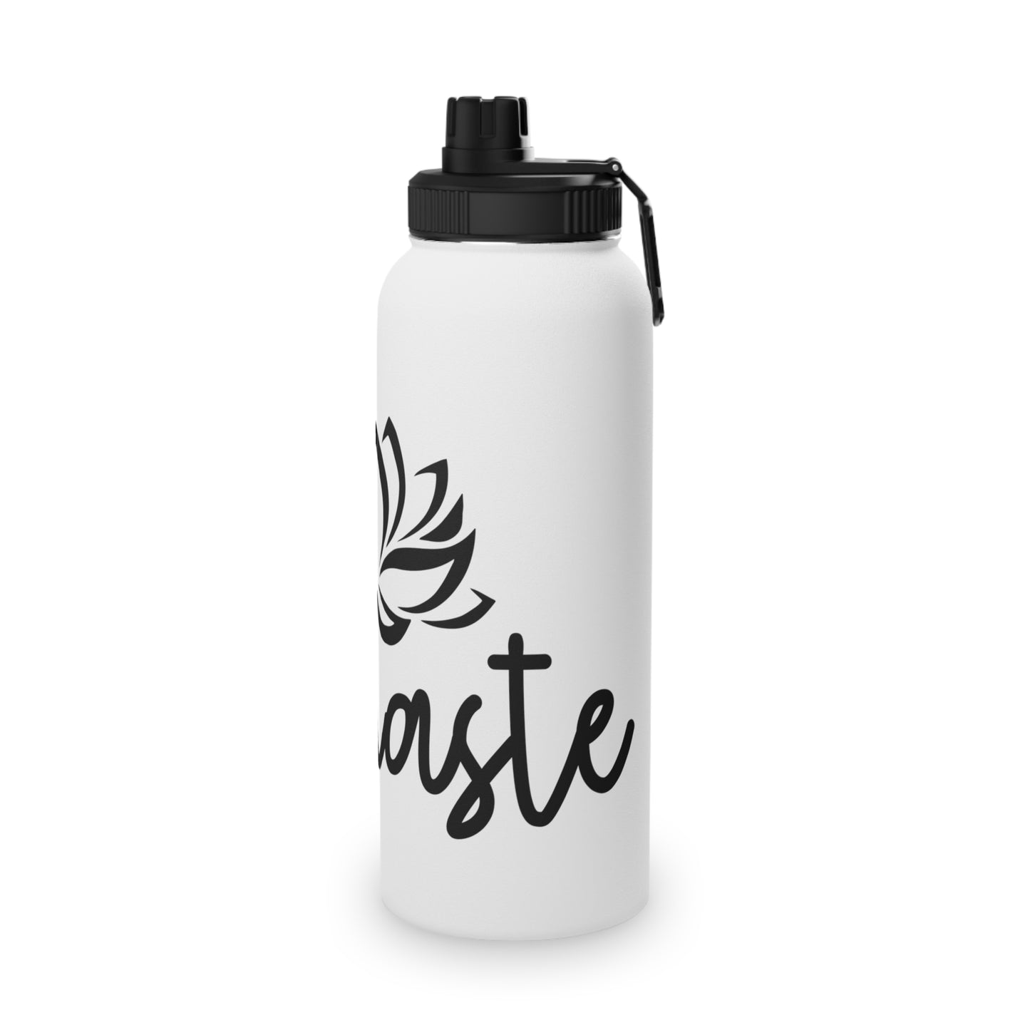 Namaste Lotus Flower Stainless Steel Water Bottle - # Sizes