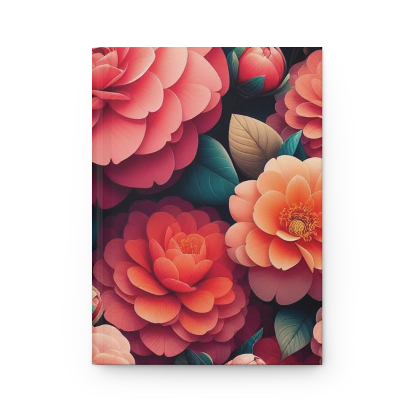 Camelias Hardcover Journal Matte