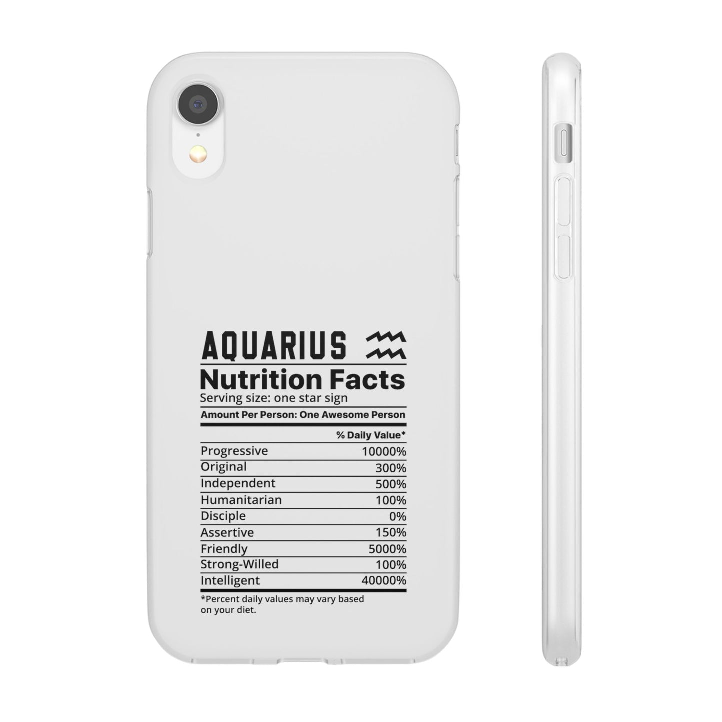 Aquarius Nutrition Flexi Cases iPhone/Samsung with Gift Wrapping Option