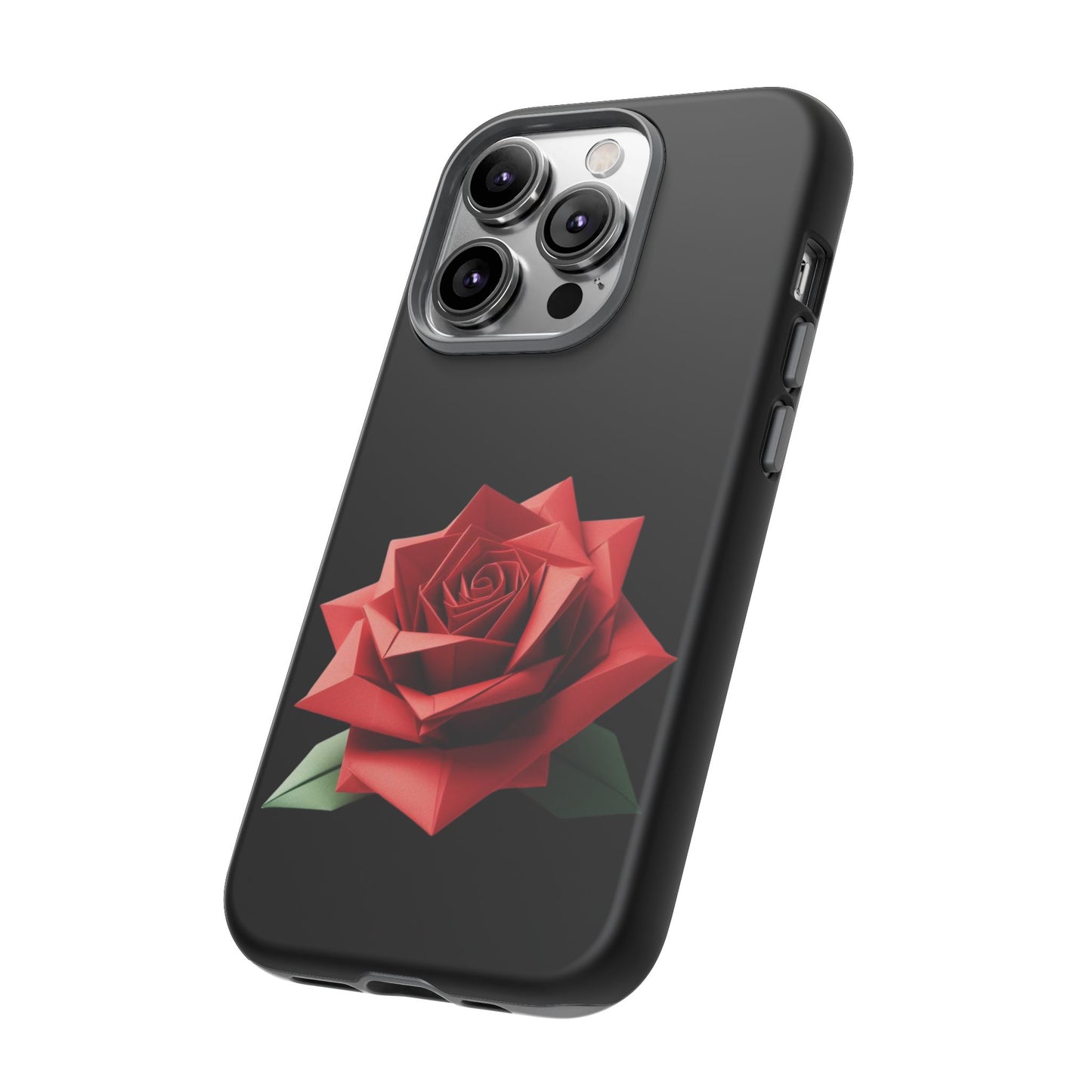 Origami Red Rose Tough Cases iPhone/Google/Samsung