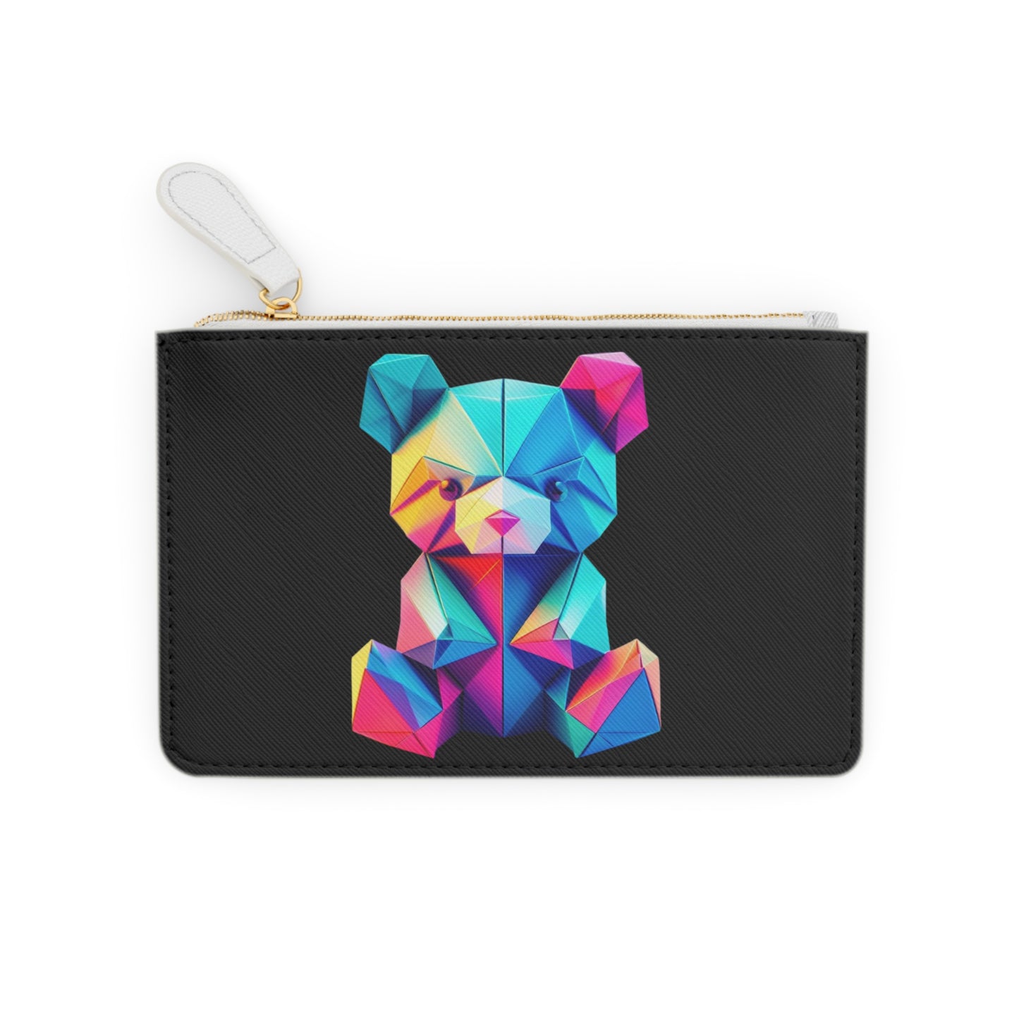 Origami Neon Teddy Mini Clutch Bag