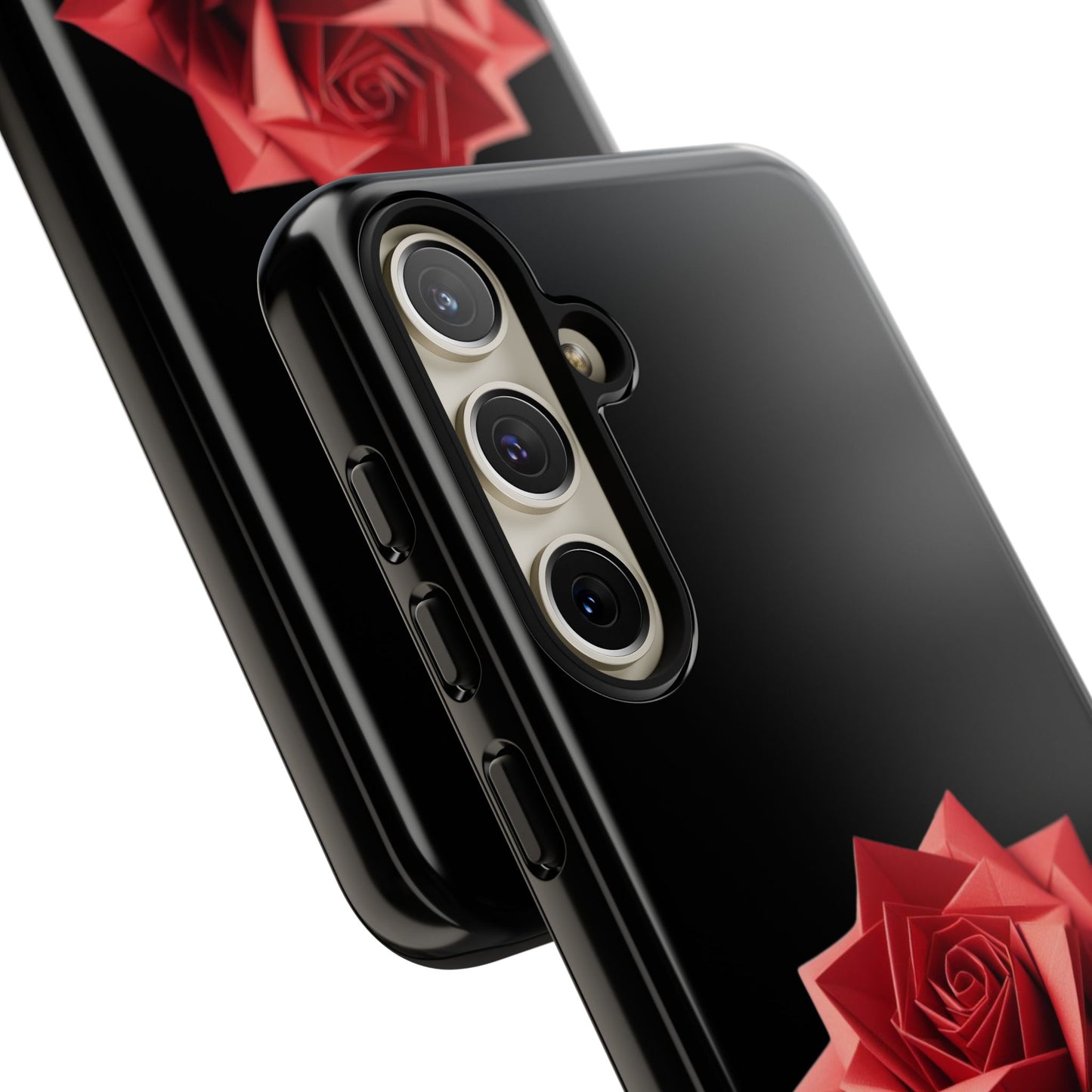 Origami Red Rose Tough Cases iPhone/Google/Samsung