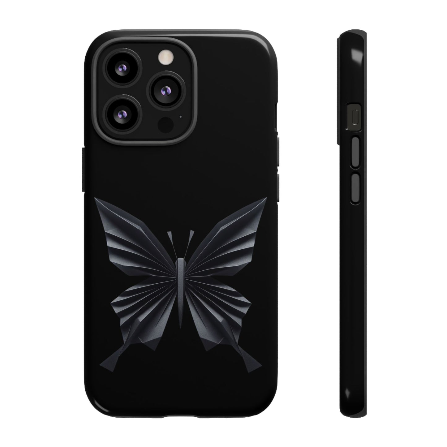 Origami Black Butterfly Tough Cases iPhone/Google/Samsung