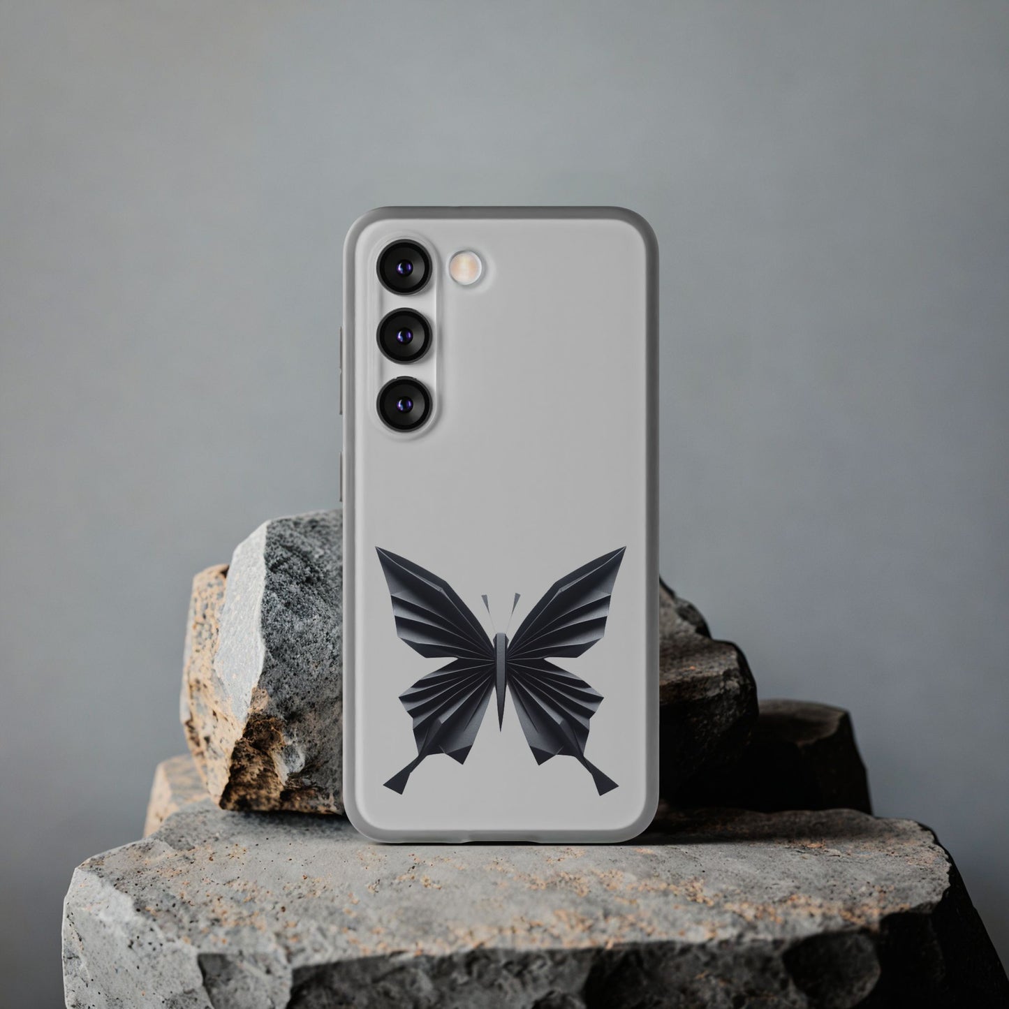 Origami Black Butterfly Flexi Cases