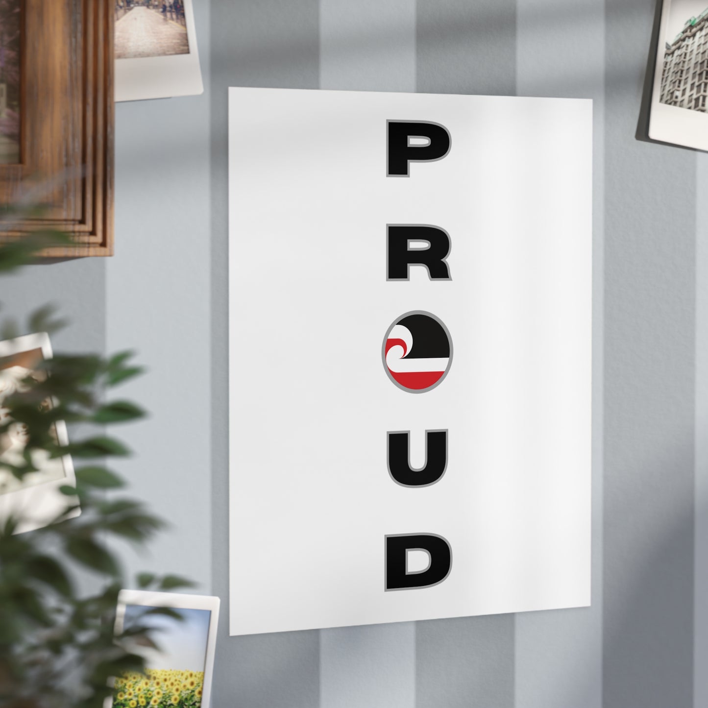 PROUD Unframed Prints - white