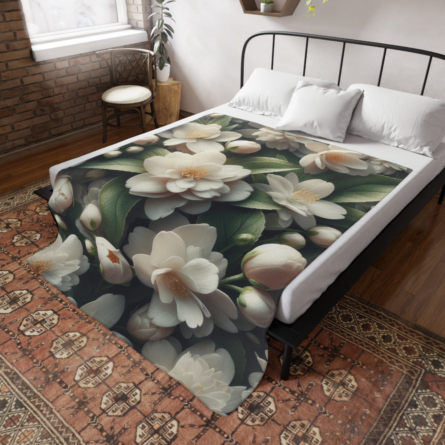 Jasmine Plush Fleece Blanket