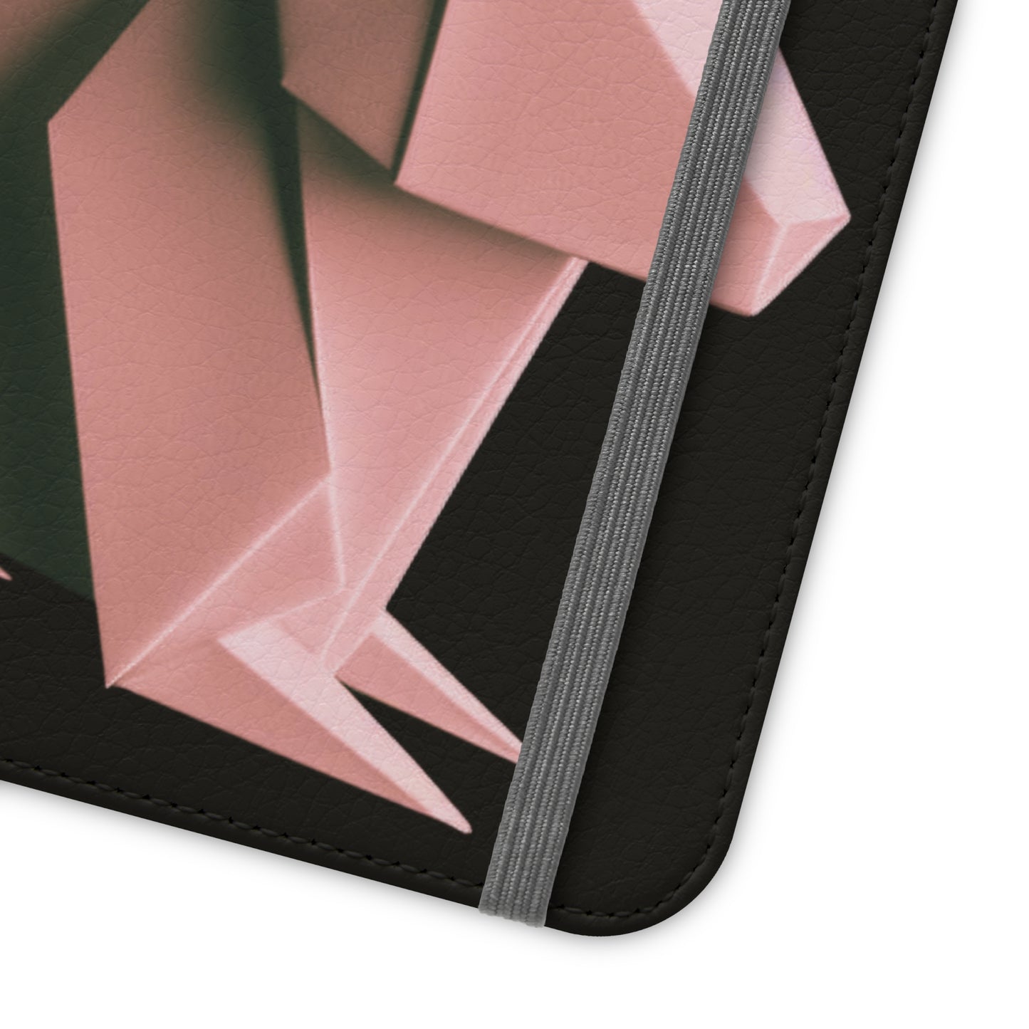 Origami Pink Rabbit Flip Cases iPhone/Samsung