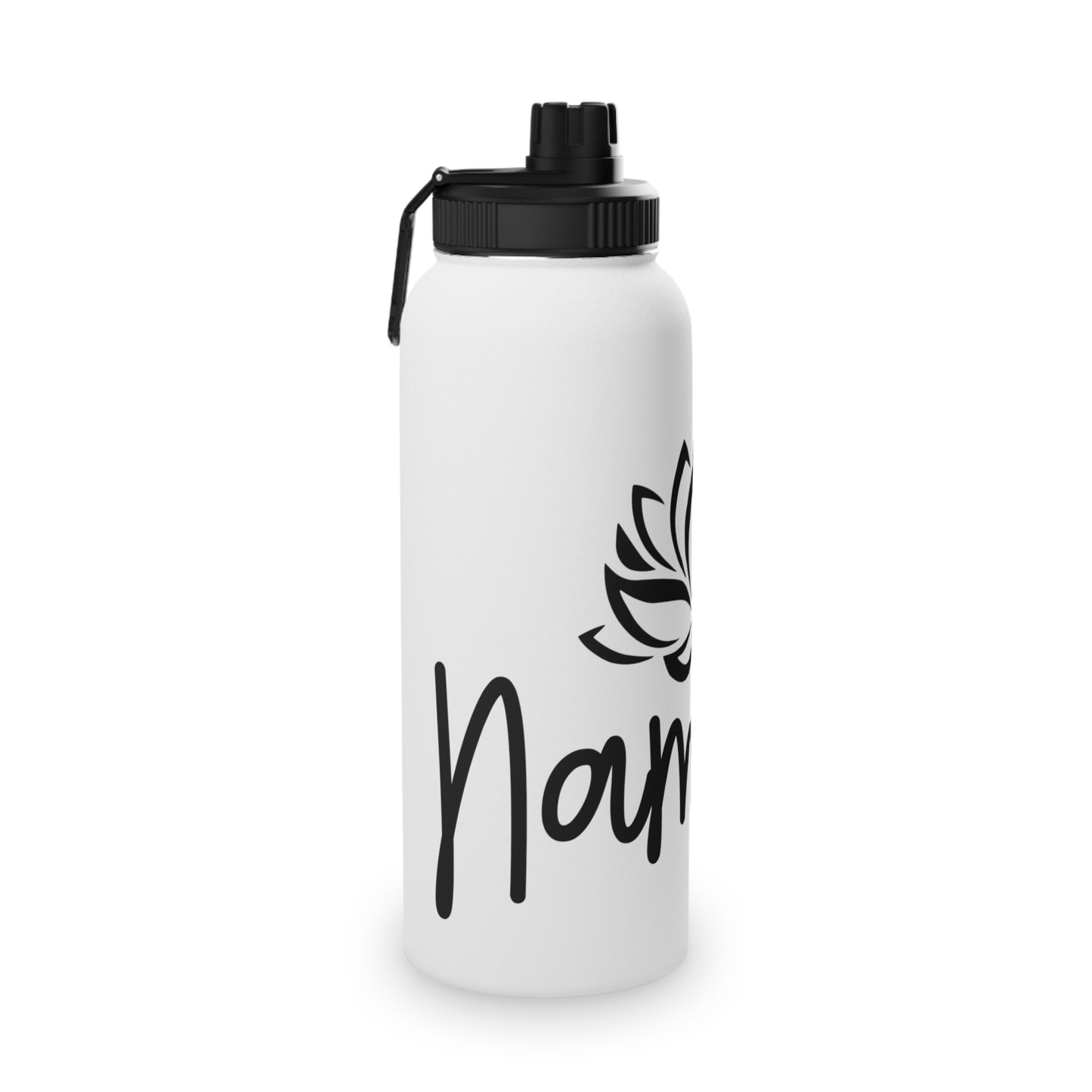 Namaste Lotus Flower Stainless Steel Water Bottle - # Sizes