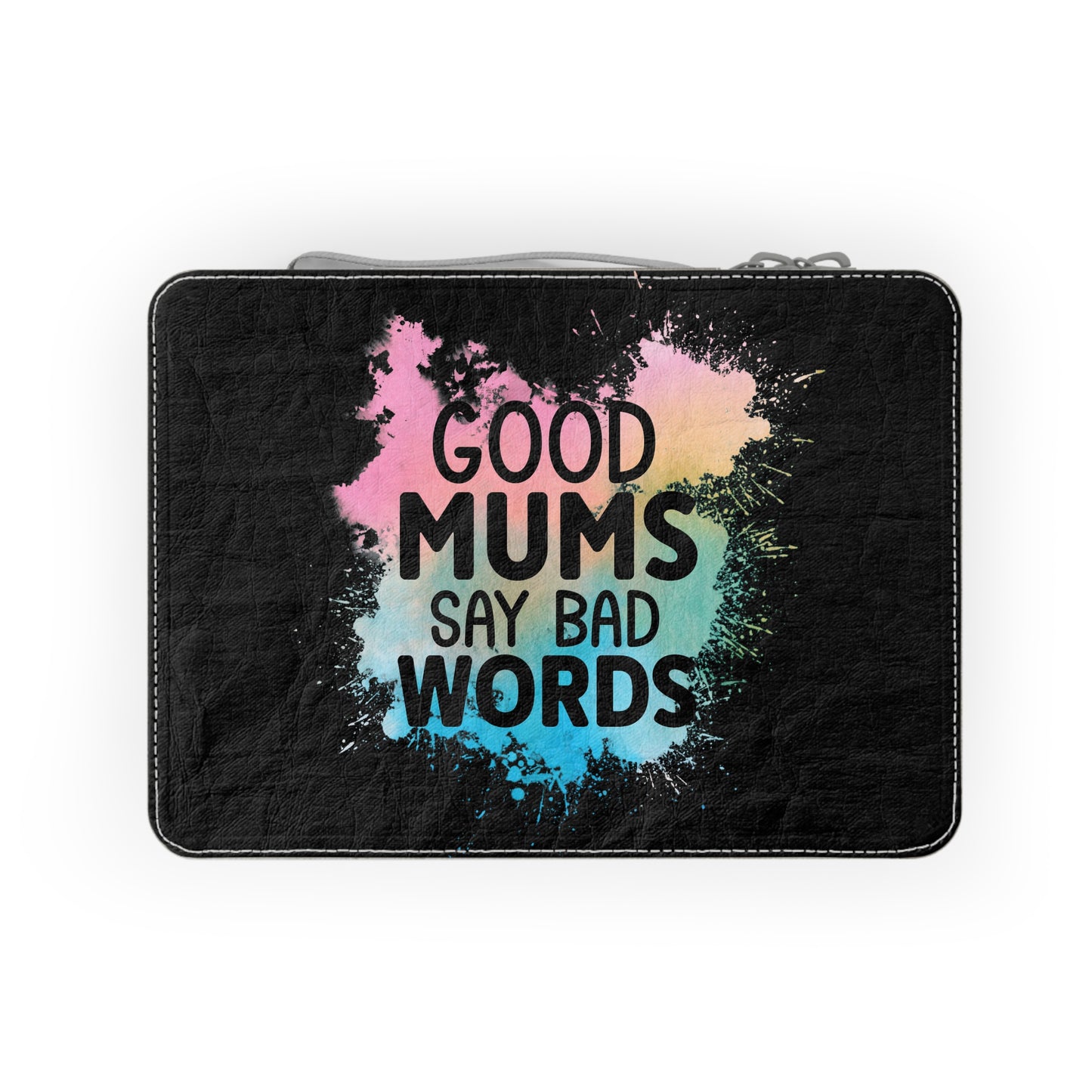 Good Mums Say Bad Words Paper Lunch Bag  - Black