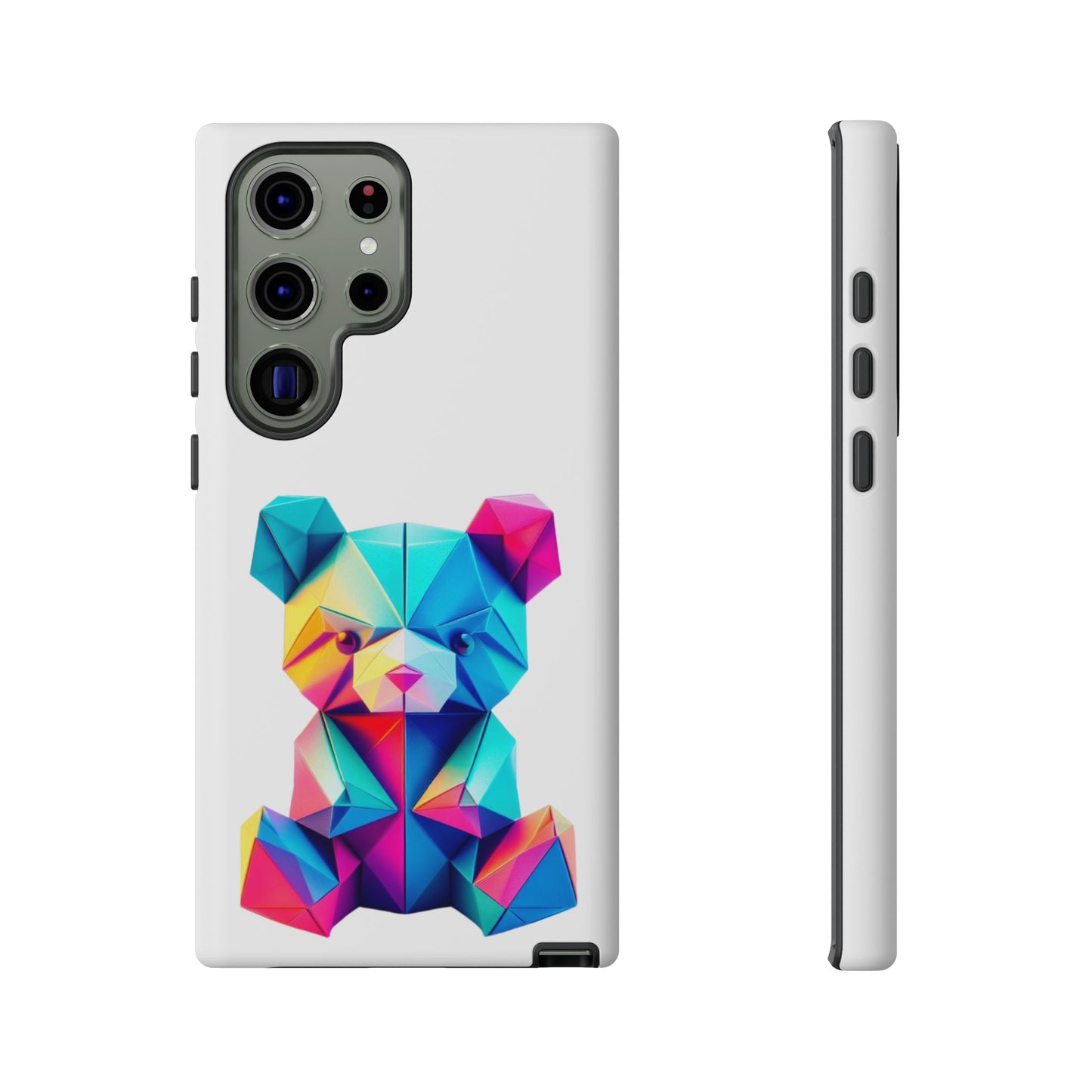 Origami Neon Teddy Tough Cases iPhone/Google/Samsung