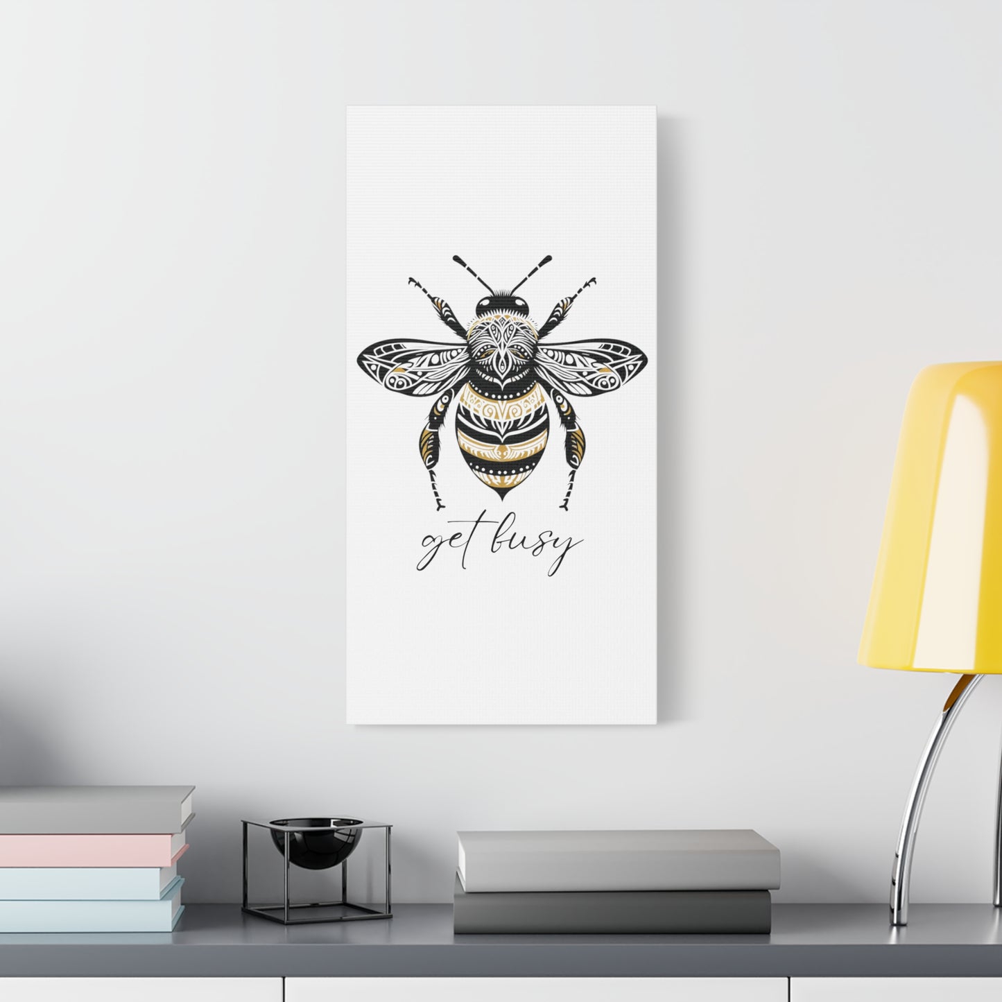 Get Busy Bee Classic Canvas - White