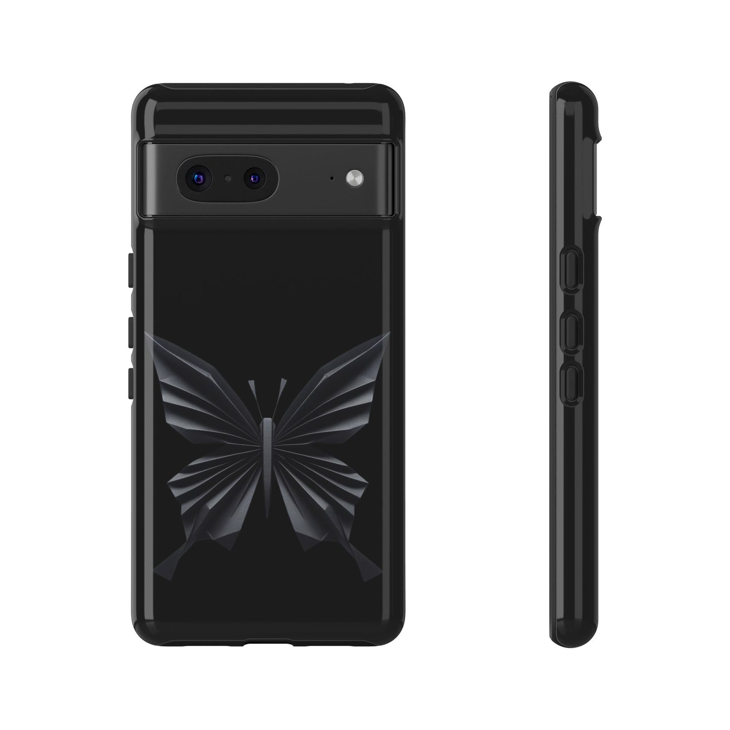 Origami Black Butterfly Tough Cases iPhone/Google/Samsung