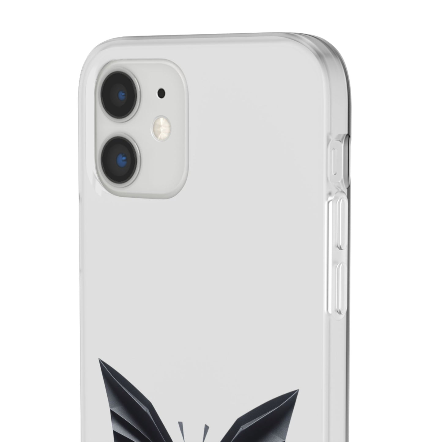 Origami Black Butterfly Flexi Cases