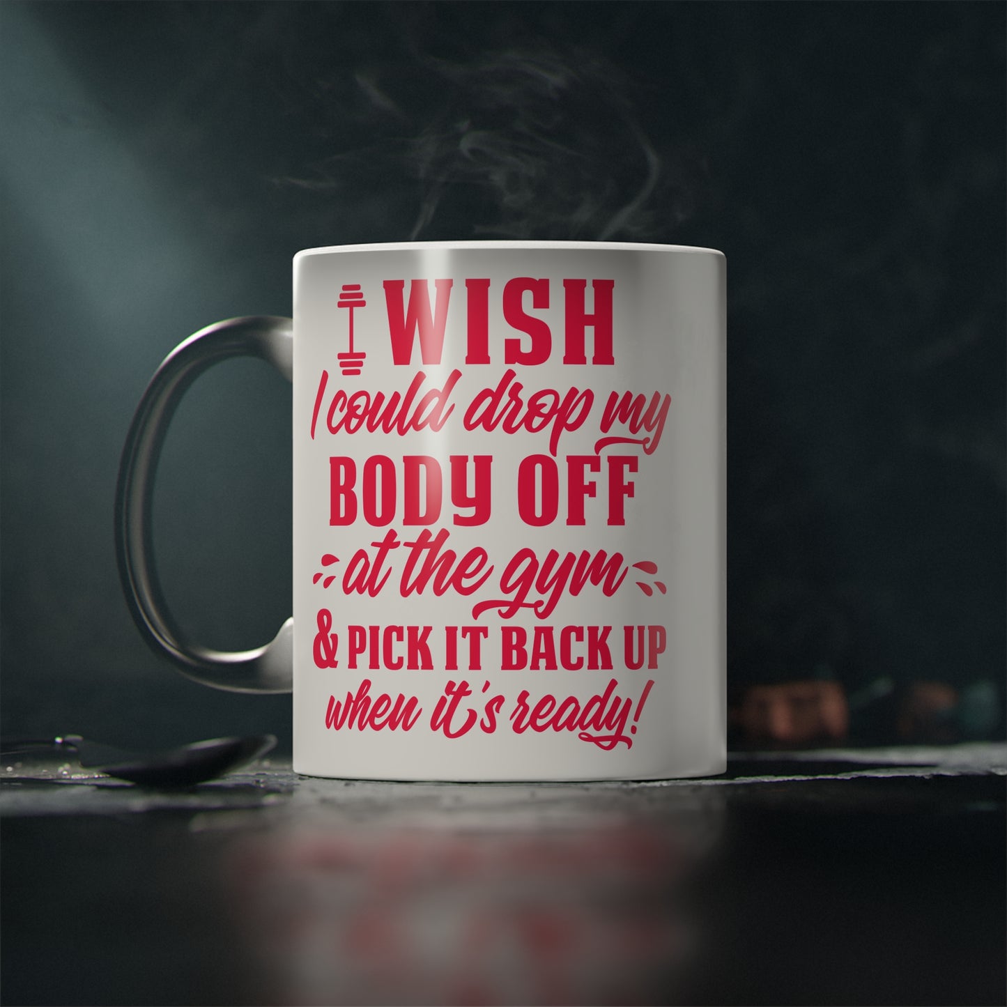 I Wish... Magic Mug - Color Changing Mug for Fitness Enthusiasts