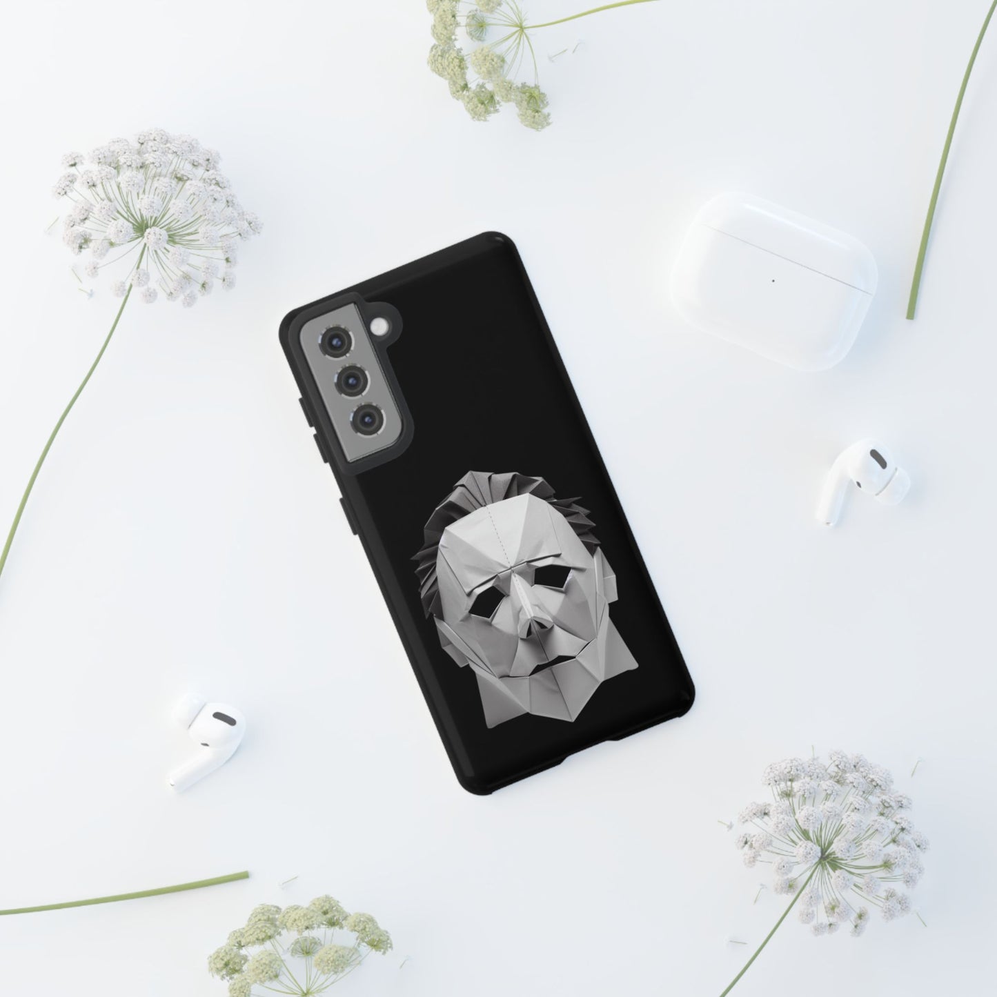 Origami Michael Myers Mask Tough Cases iPhone/Google/Samsung