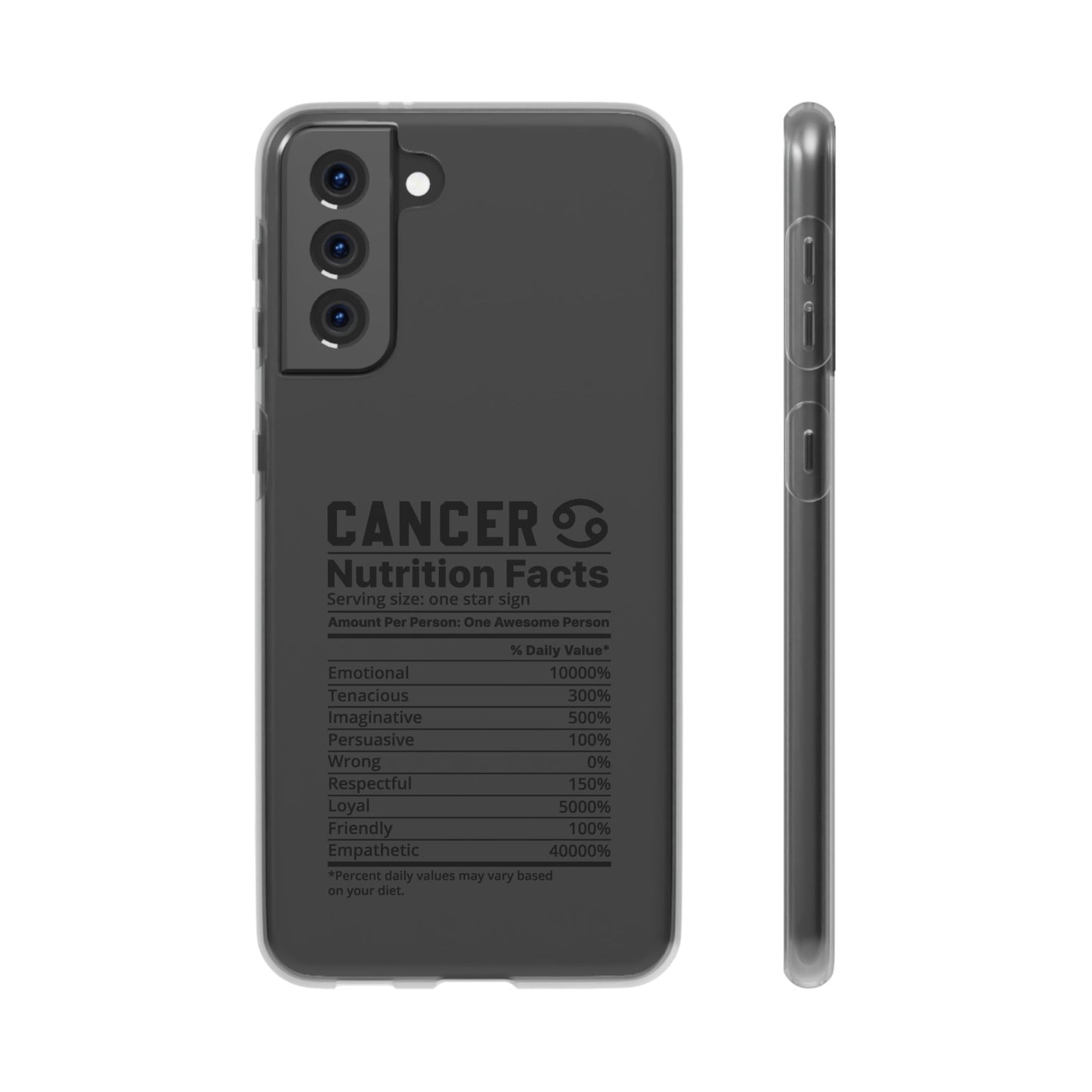 Cancer Nutrition Flexi Cases iPhone/Samsung with Gift Wrapping Option