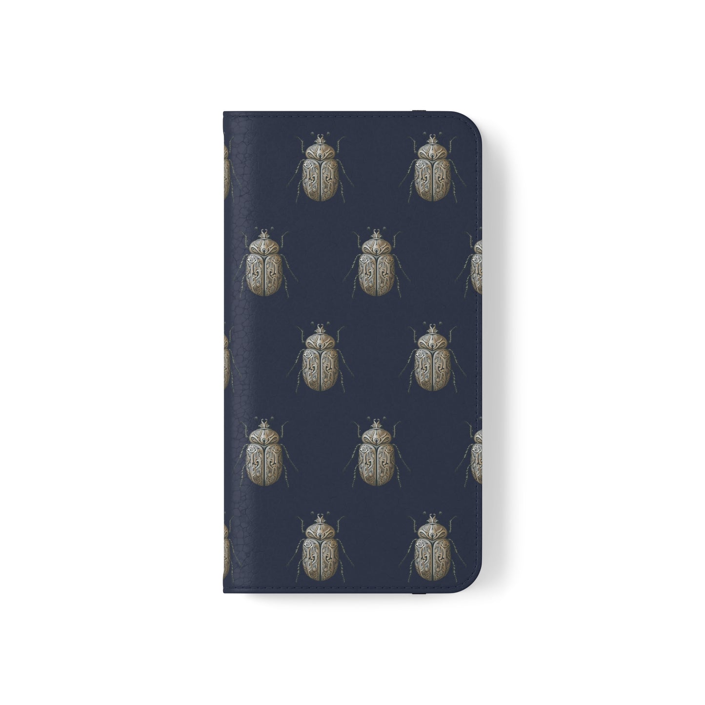 Carved Beetle Flip Cases for iPhone/Samsung - navy