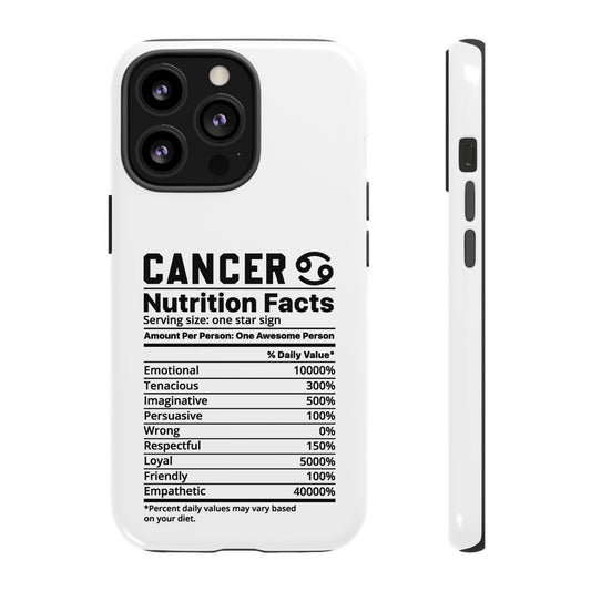 Cancer Nutrition Tough Cases - iPhone/Google/Samsung