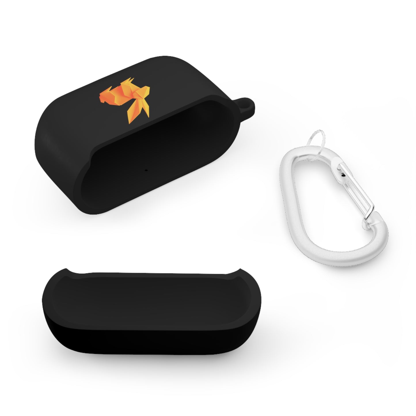 Origami Orange Bunny AirPods and AirPods Pro Case Cover