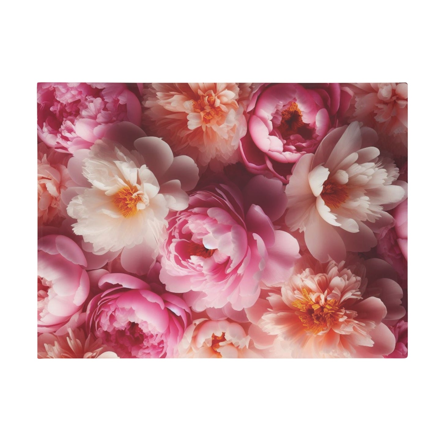 Peonies #1 Plush Fleece Blanket