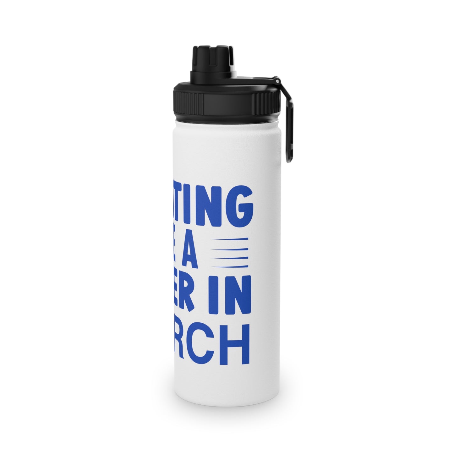 Sweating Like a Sinner in Church Stainless Steel Sports Water Bottle - 3 sizes