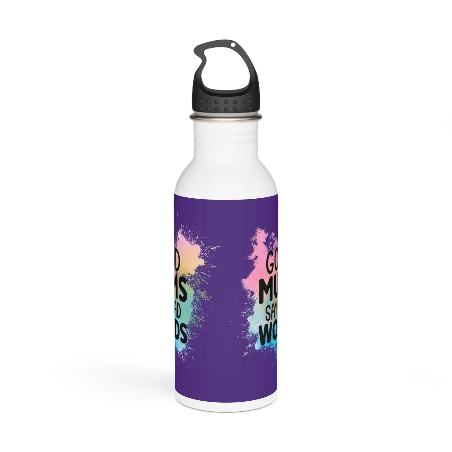 Good Mums Say Bad Words Stylish Stainless Steel Water Bottle - Eco-Friendly, Durable, Perfect for On-the-Go - Purple