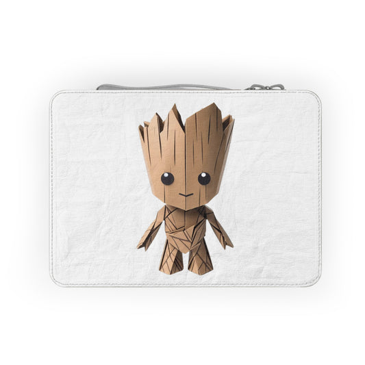 Origami Baby Groot  Paper Lunch Bag - white