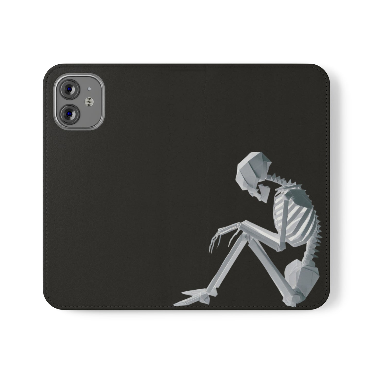 Origami Skelleton Flip Cases iPhone/Samsung