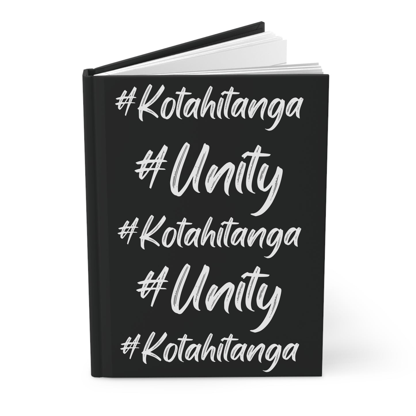 #Kotahitanga #Unity Hardcover Journal Matte - black