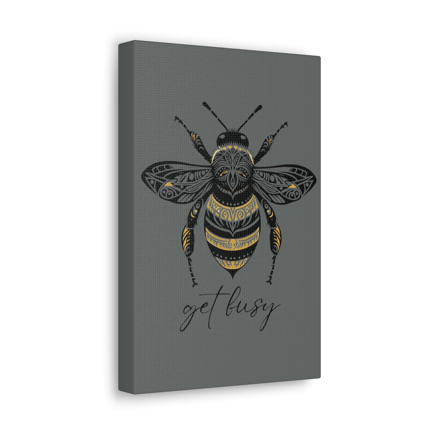 Get Busy Bee Classic Canvas - Grey