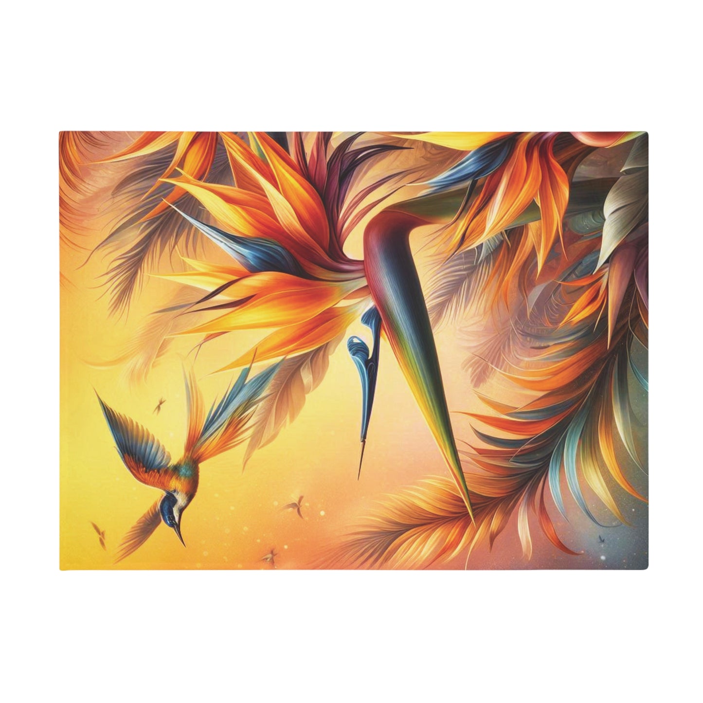 Birds of Paradise Plush Fleece Blanket