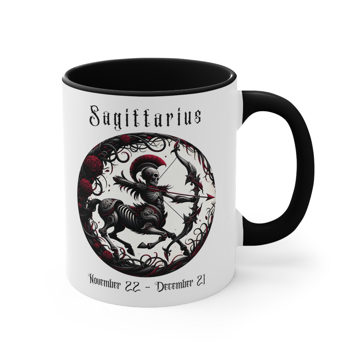 Gothic Sagittarius Colorful Accent Mugs, 11oz