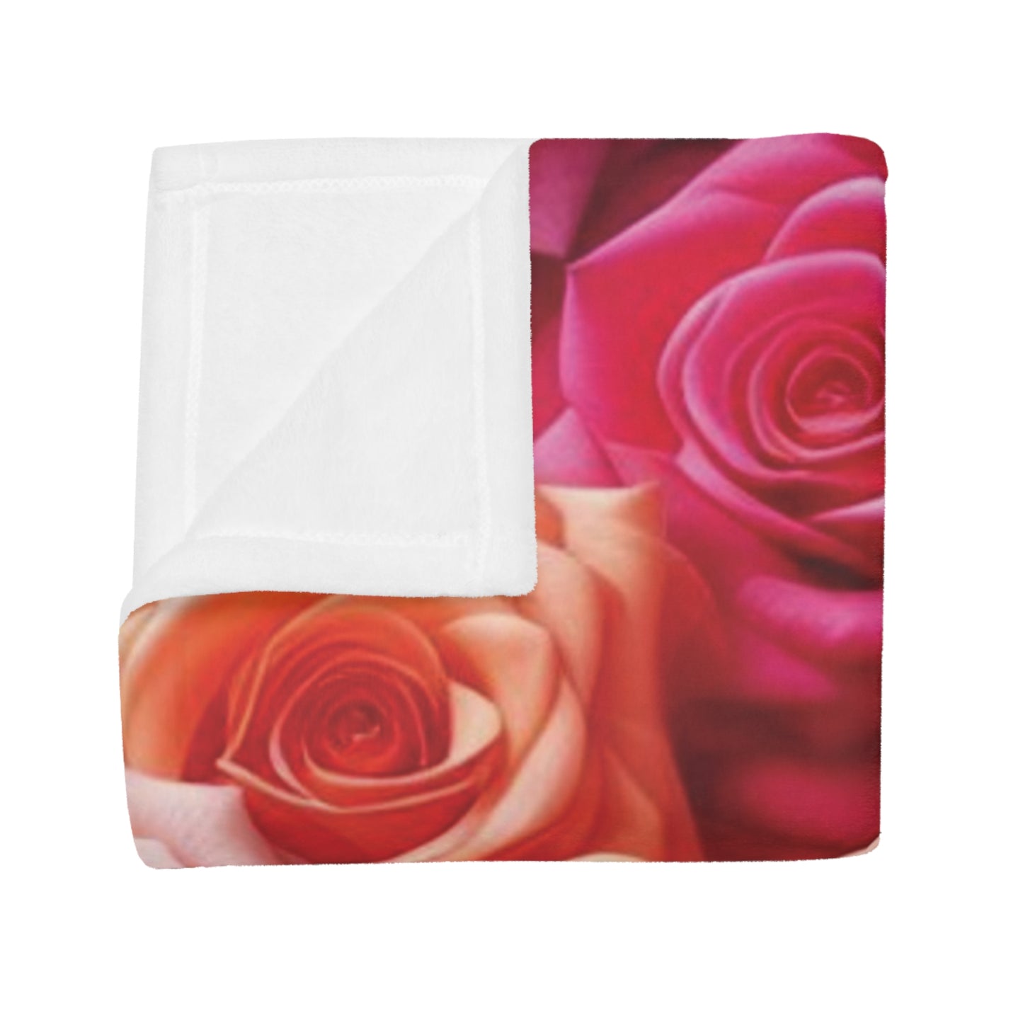 Roses #3 Plush Fleece Blanket