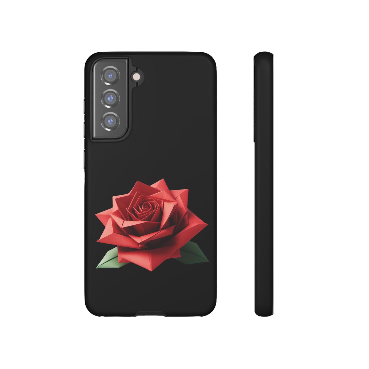 Origami Red Rose Tough Cases iPhone/Google/Samsung