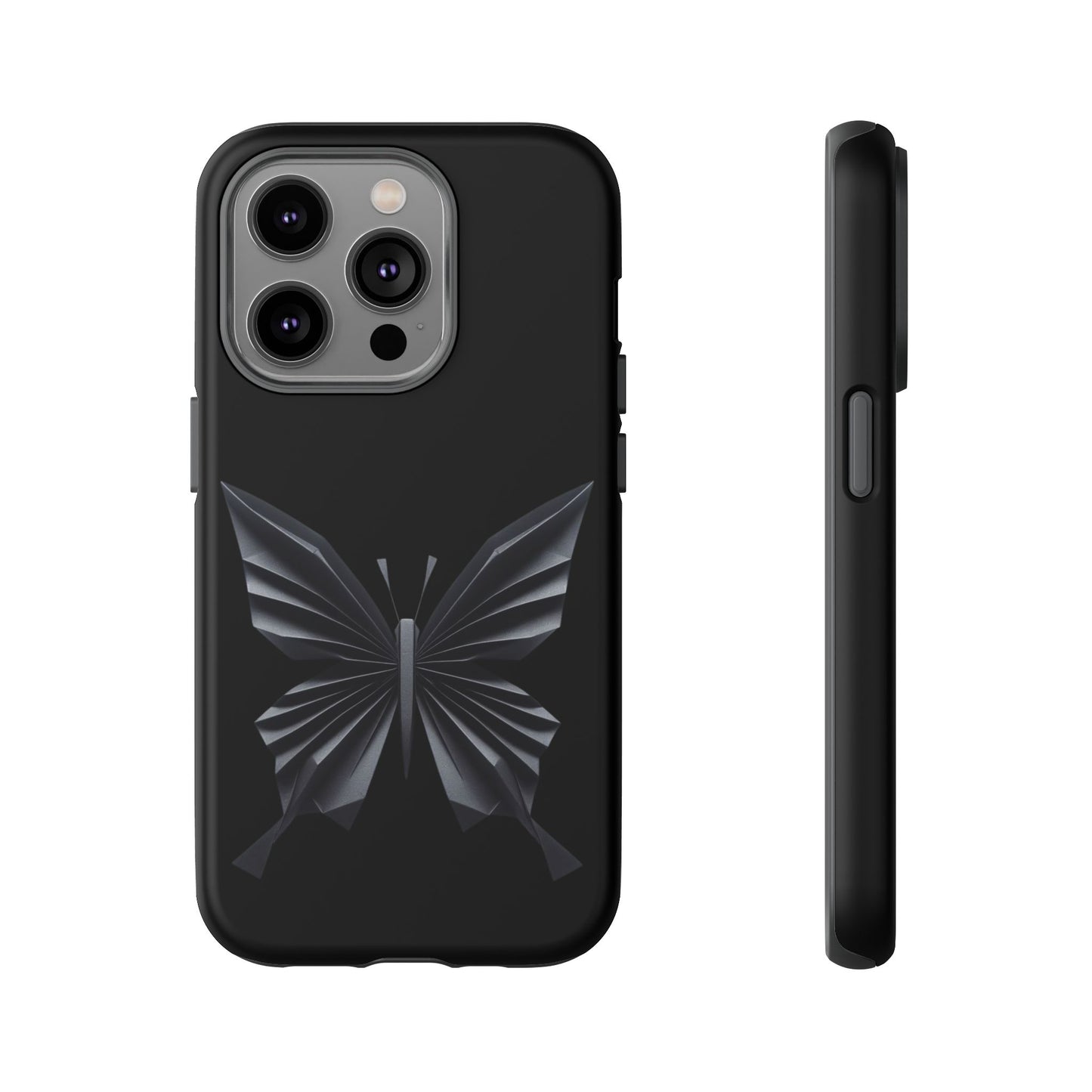 Origami Black Butterfly Tough Cases iPhone/Google/Samsung