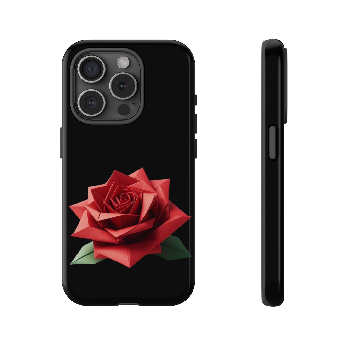 Origami Red Rose Tough Cases iPhone/Google/Samsung