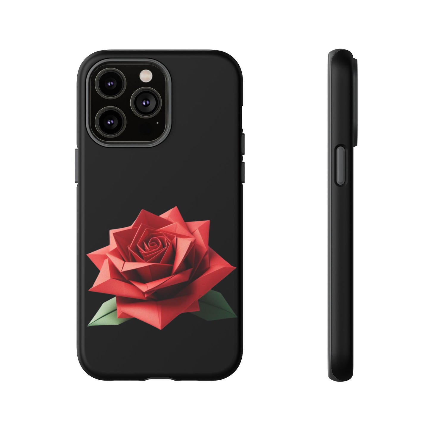 Origami Red Rose Tough Cases iPhone/Google/Samsung