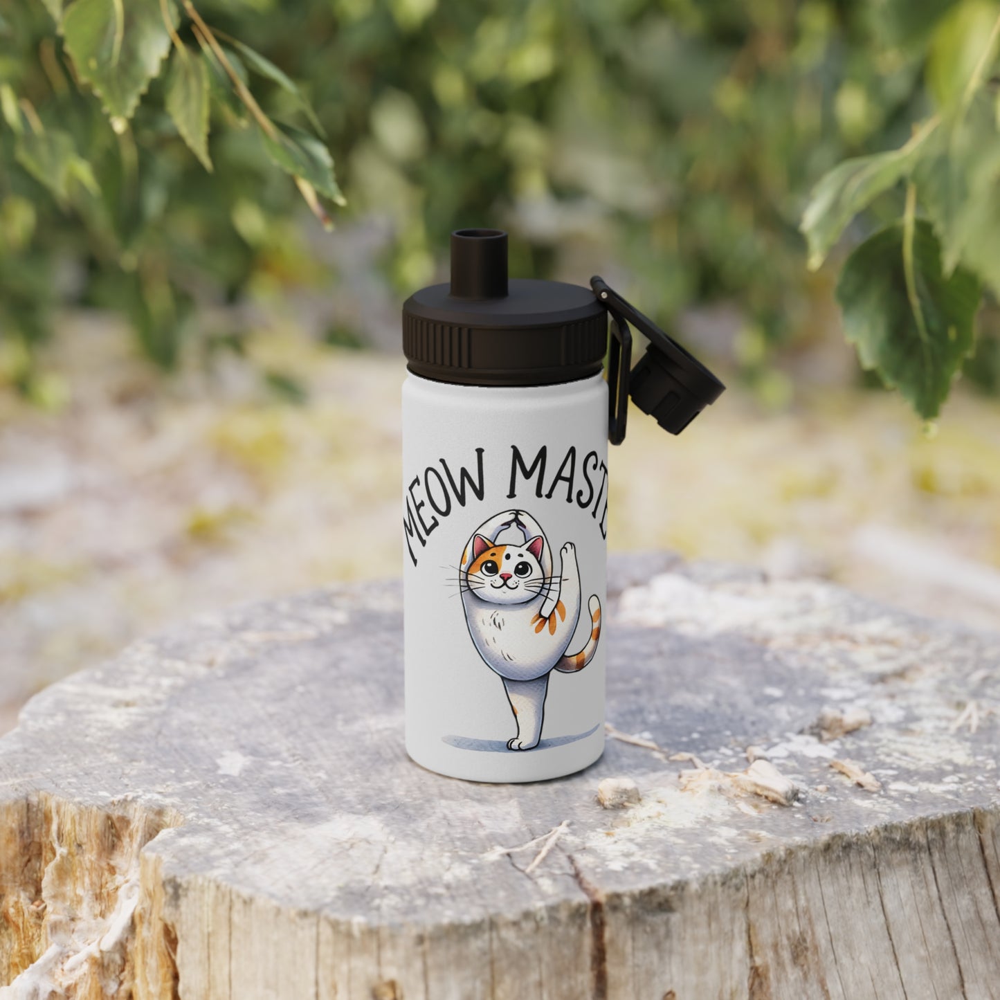 Meow Maste Stainless Steel Water Bottle - # Sizes