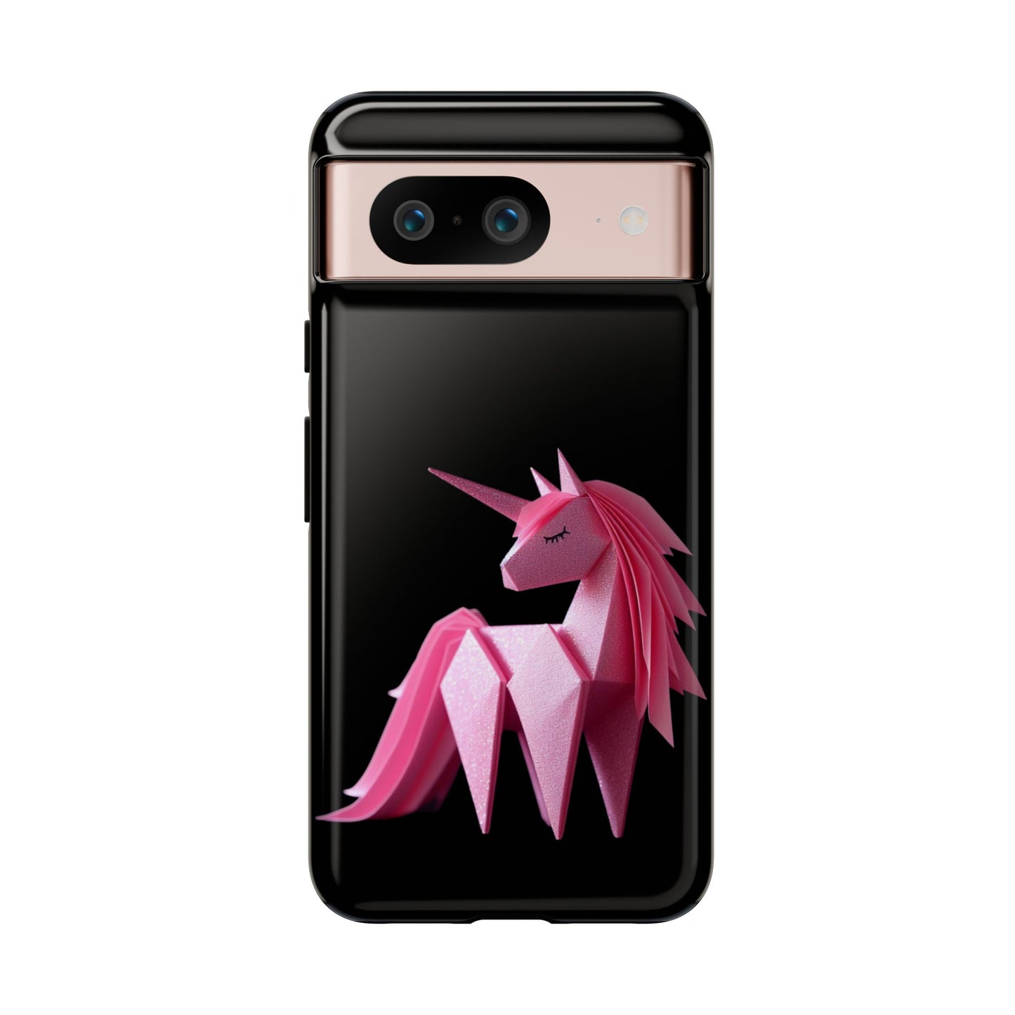 Origami Pink Unicorn Tough Cases iPhone/Google/Samsung