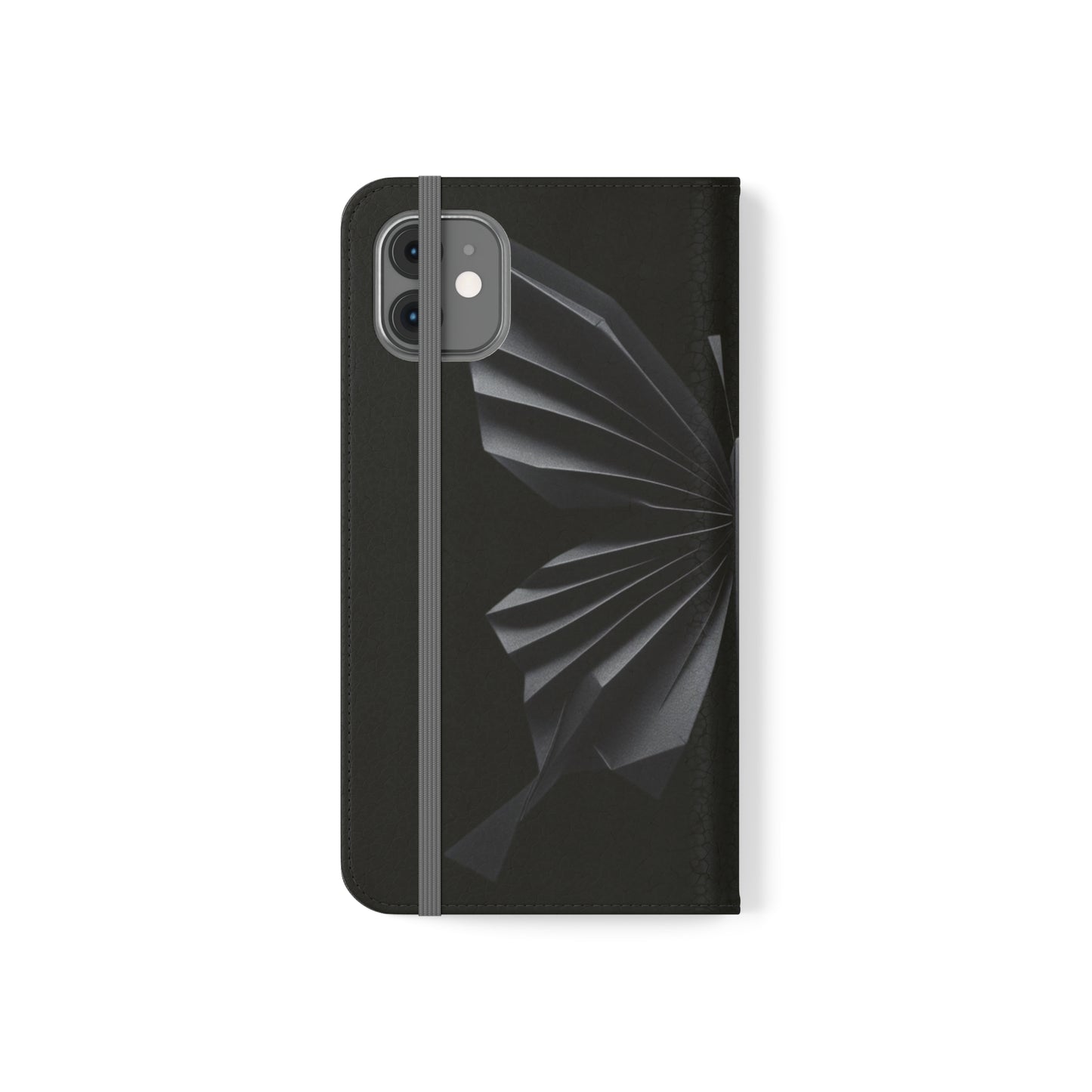 Origami Black Butterfly Flip Cases iPhone/Samsung