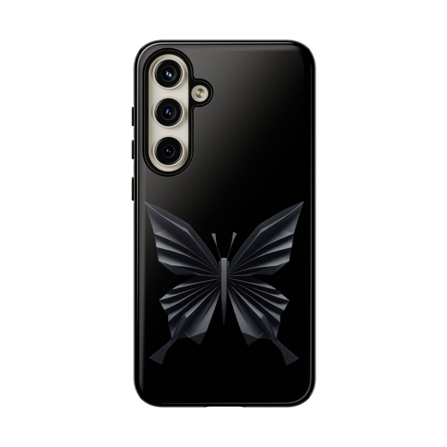 Origami Black Butterfly Tough Cases iPhone/Google/Samsung