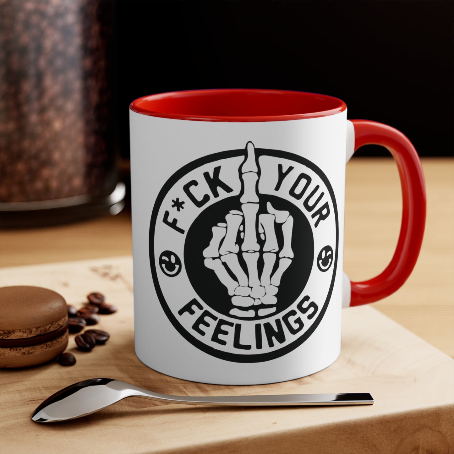 F*ck Your Feelings Colorful Accent Mug 11oz - For Adults Only