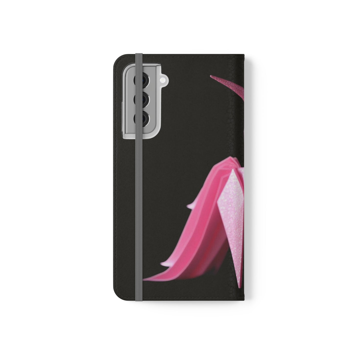 Origami Pink Unicorn Flip Cases iPhone/Samsung