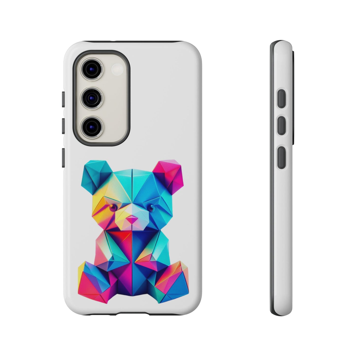 Origami Neon Teddy Tough Cases iPhone/Google/Samsung