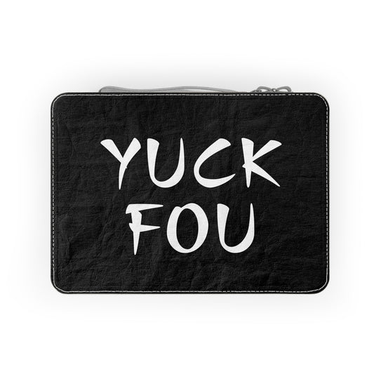 Yuck Fou Paper Lunch Bag  - Black