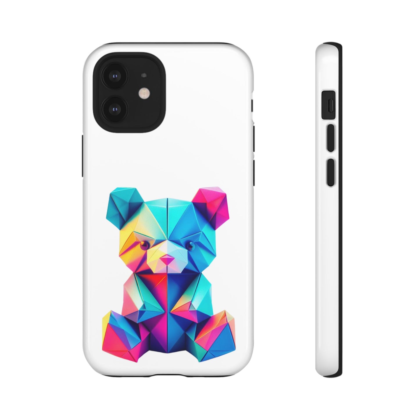 Origami Neon Teddy Tough Cases iPhone/Google/Samsung