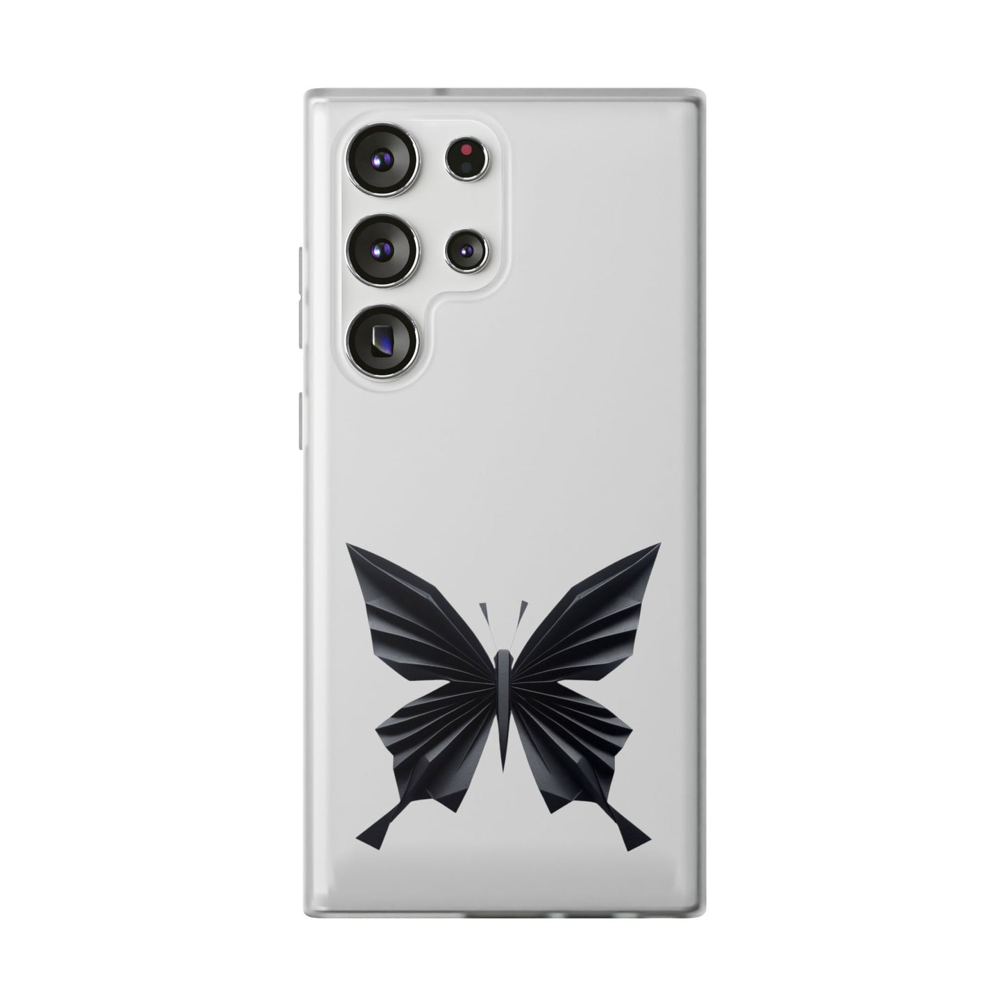 Origami Black Butterfly Flexi Cases